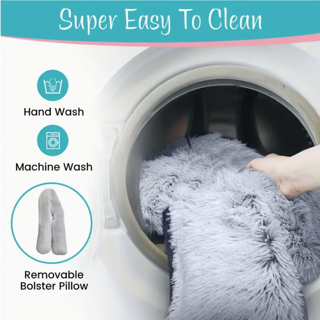 Divano di peluche per cani